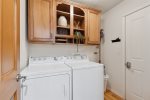 Laundry room located off the kitchen